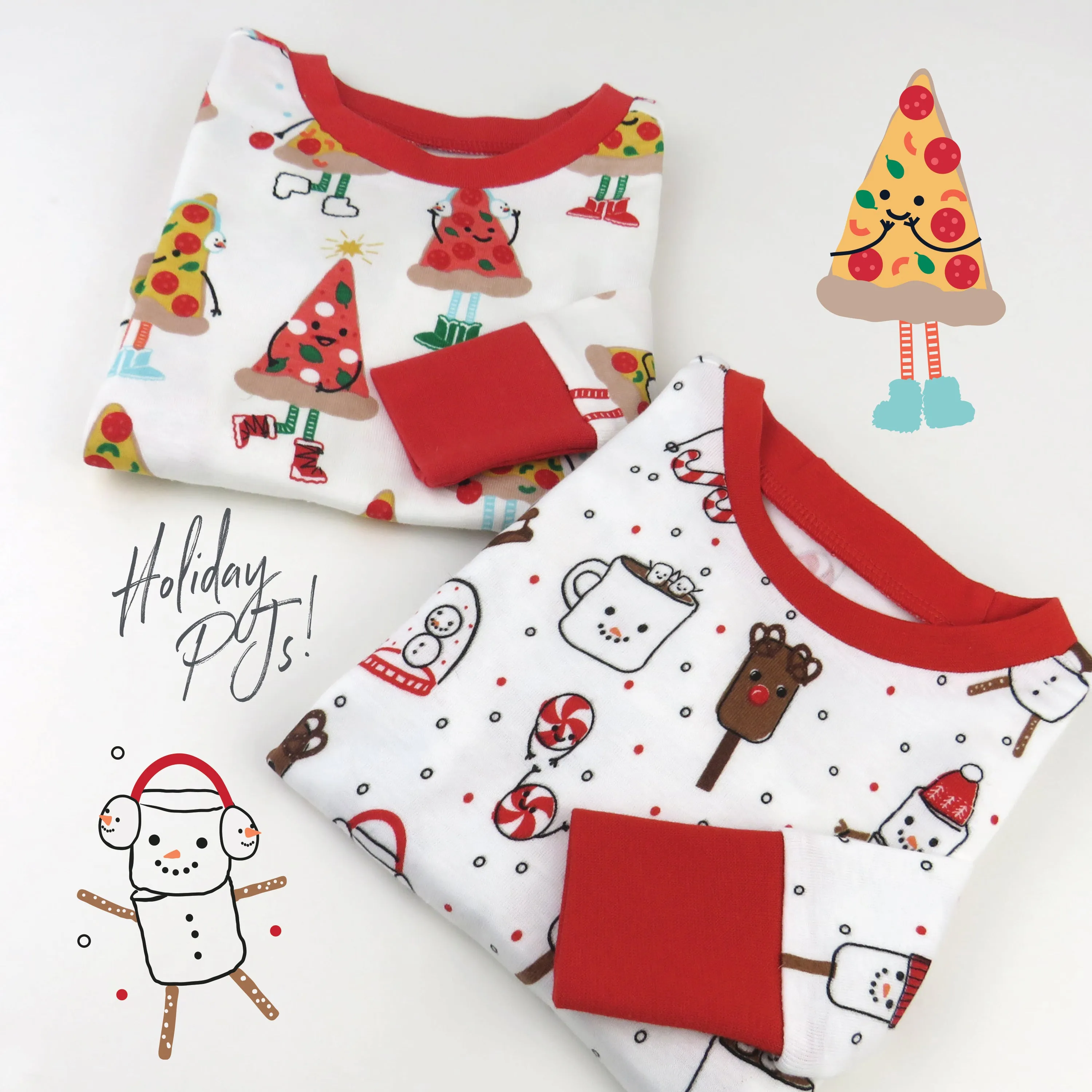 2-Piece Organic Cotton Holiday Pajama