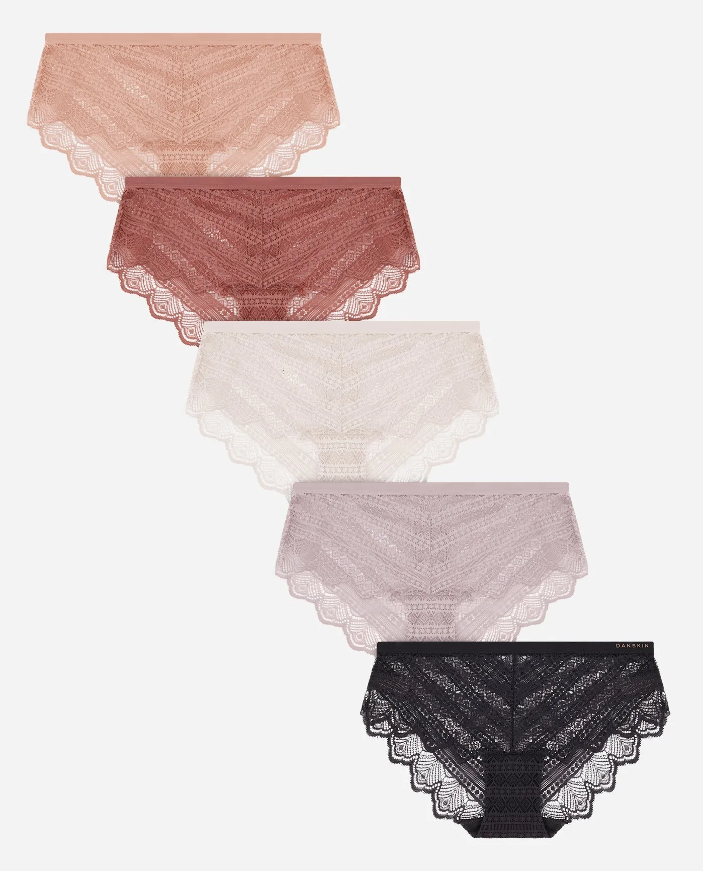 5-Pack Lace Hipster Underwear