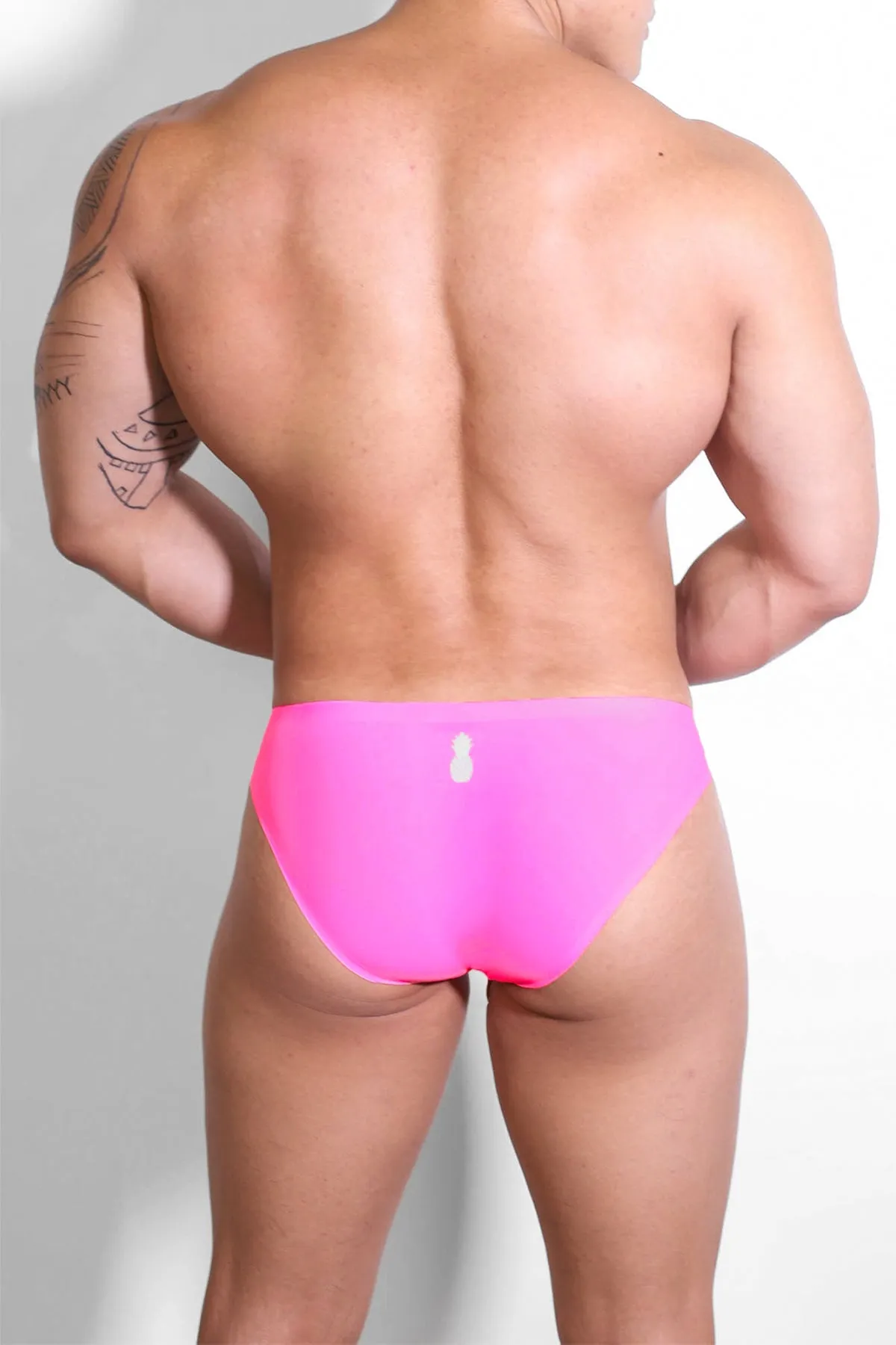 After-Hours Silky Seamless Briefs - Hot Pink