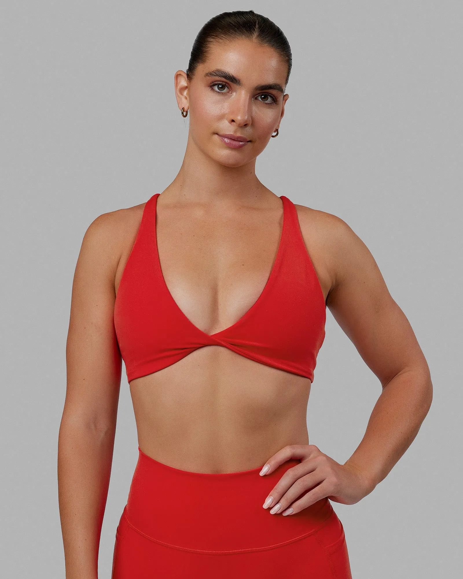 Agile Sports Bra - Infrared