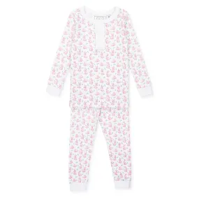 Alden Pajama Set | Pink Bunny (12-18M)