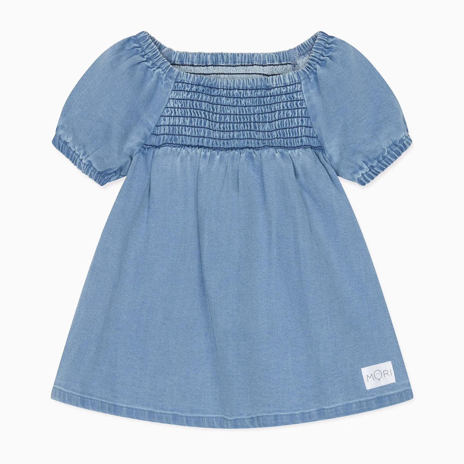 Baby Denim Smocked Dress