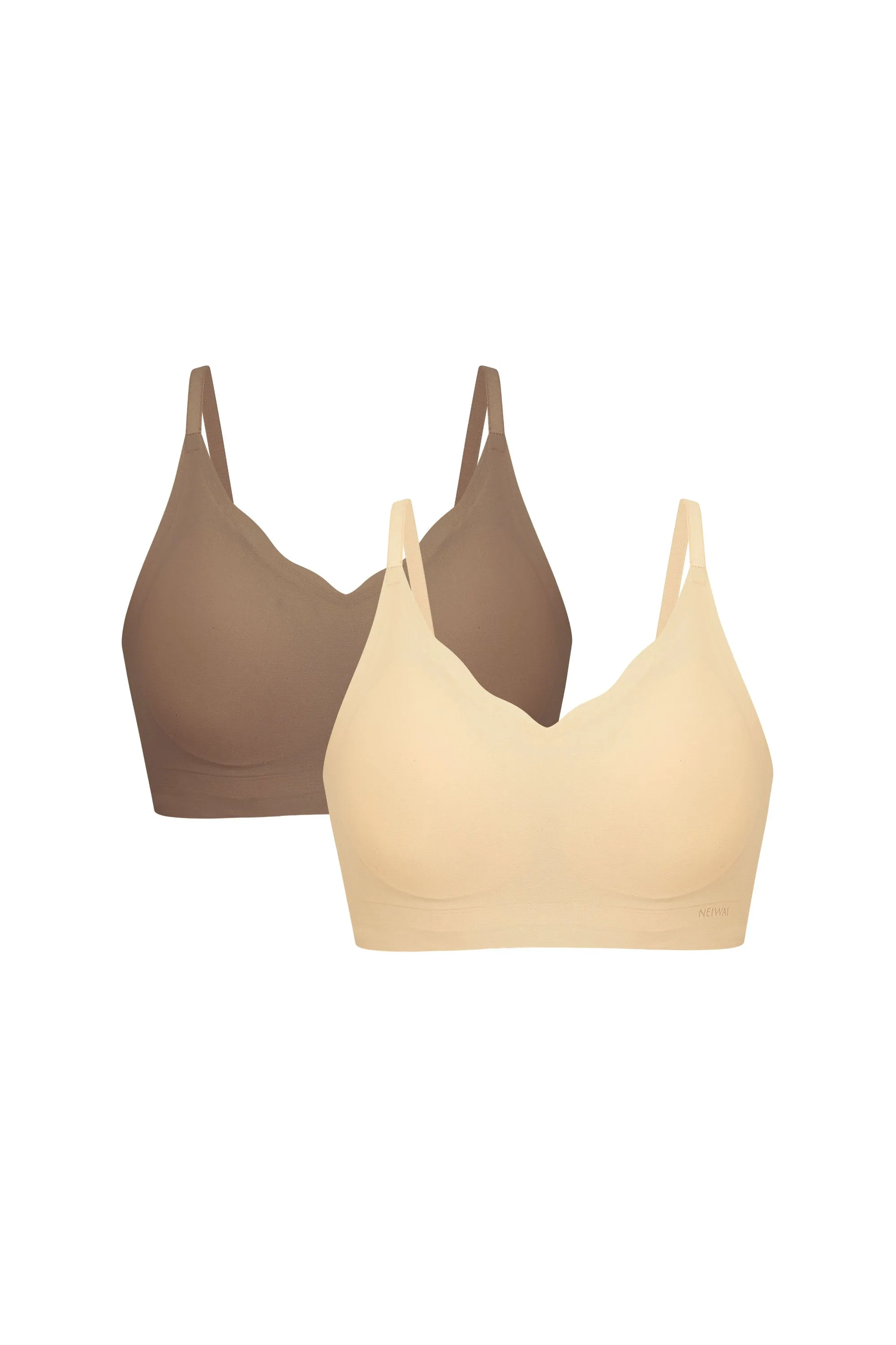 Barely Zero Fixed Cup Wavy Bra Bundle - Extended Sizes