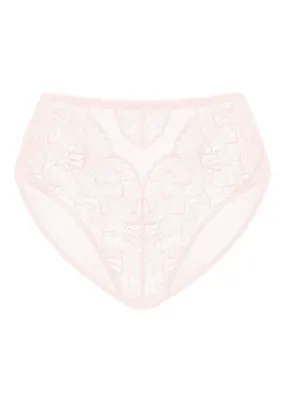 Blossom High-Rise Dusty Peach Lace Brief Underwear