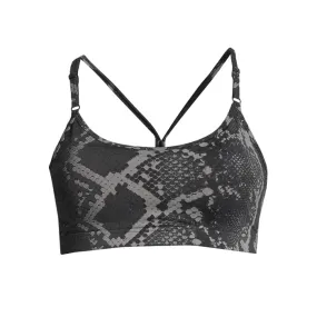 Casall Women&#x27;s Strappy Sports Bra Grey Snake | Buy Casall Women&#x27;s Strappy Sports Bra Grey Snake here | Outnorth