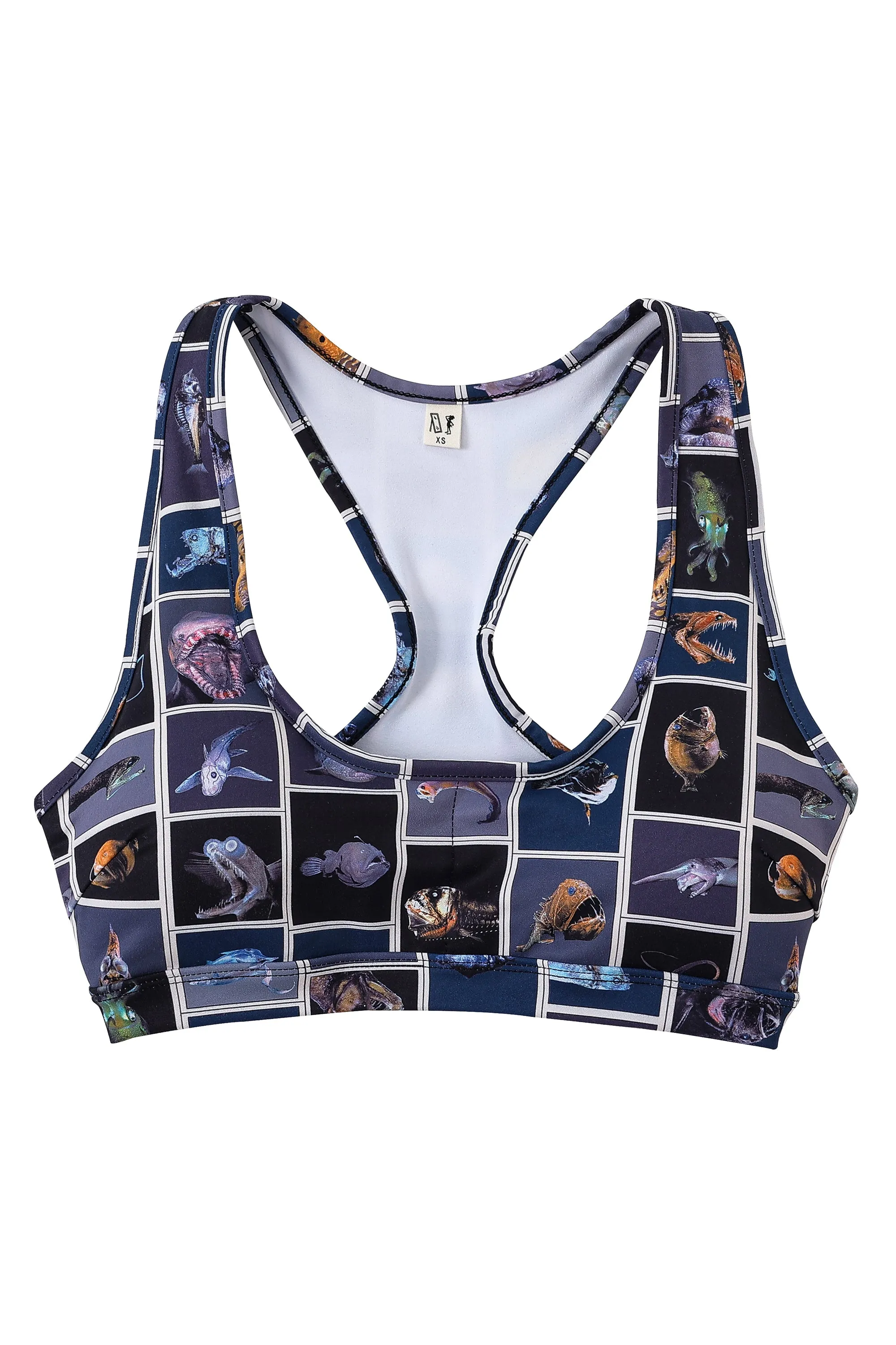 Cuter Fish Yoga/Swim Racerback Bra