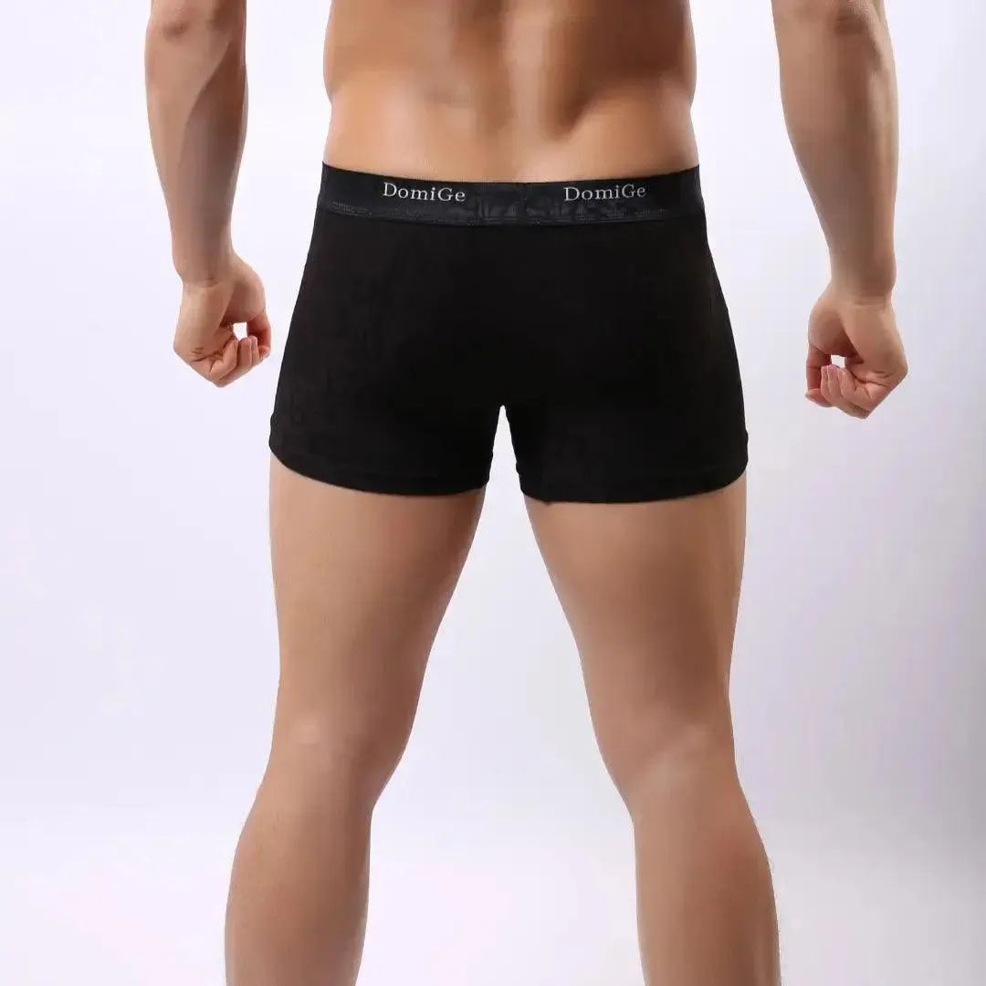 DomiGe Bamboo Boxers Black for Sale Mens Lingerie Underwear