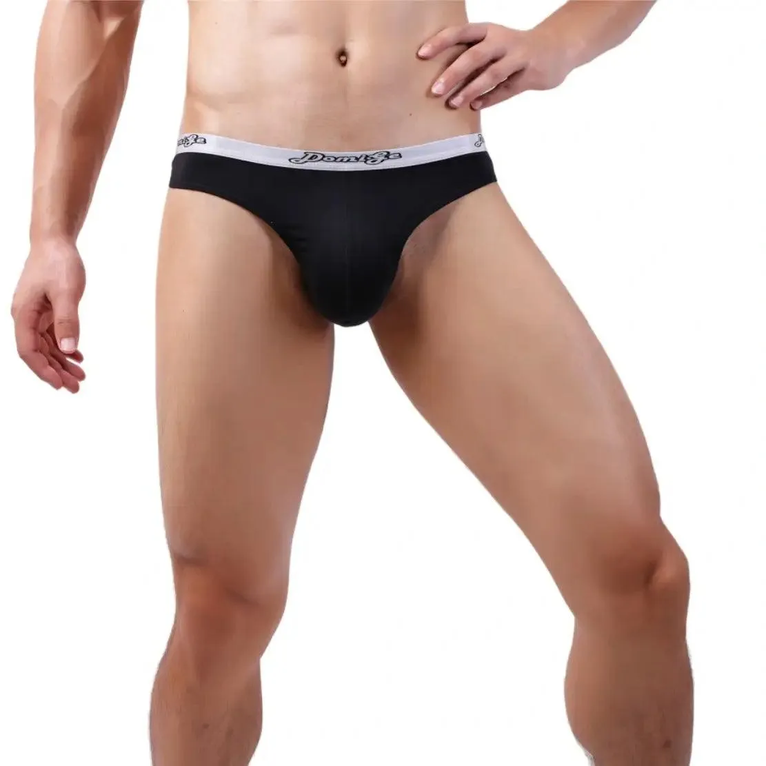 DomiGe Men's Low-Rise Sexy Thongs with U-Convex Pouch Men Undies