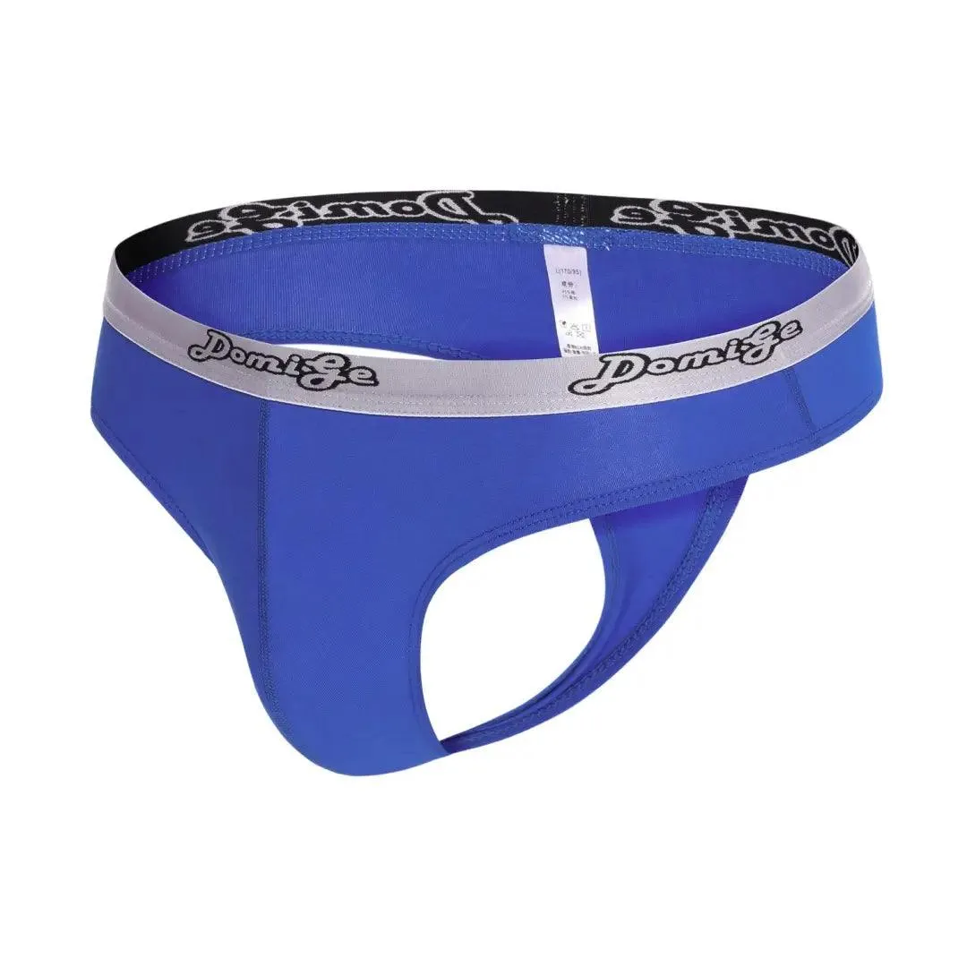 DomiGe Men's Low-Rise Sexy Thongs with U-Convex Pouch Men Undies