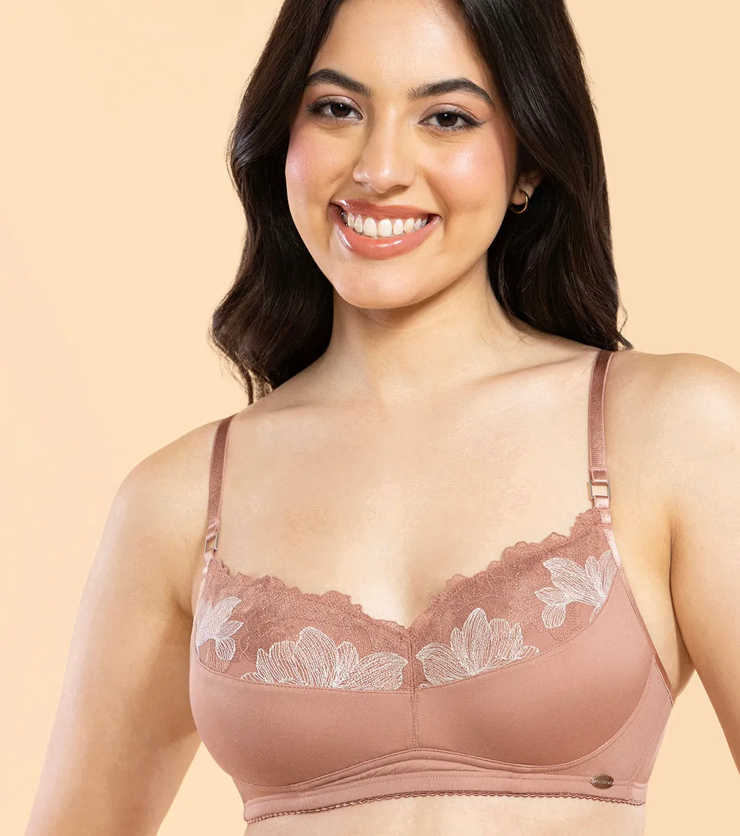 Enamor F144 Luxe Wirefree Balconette Bra - Padded, Medium Coverage