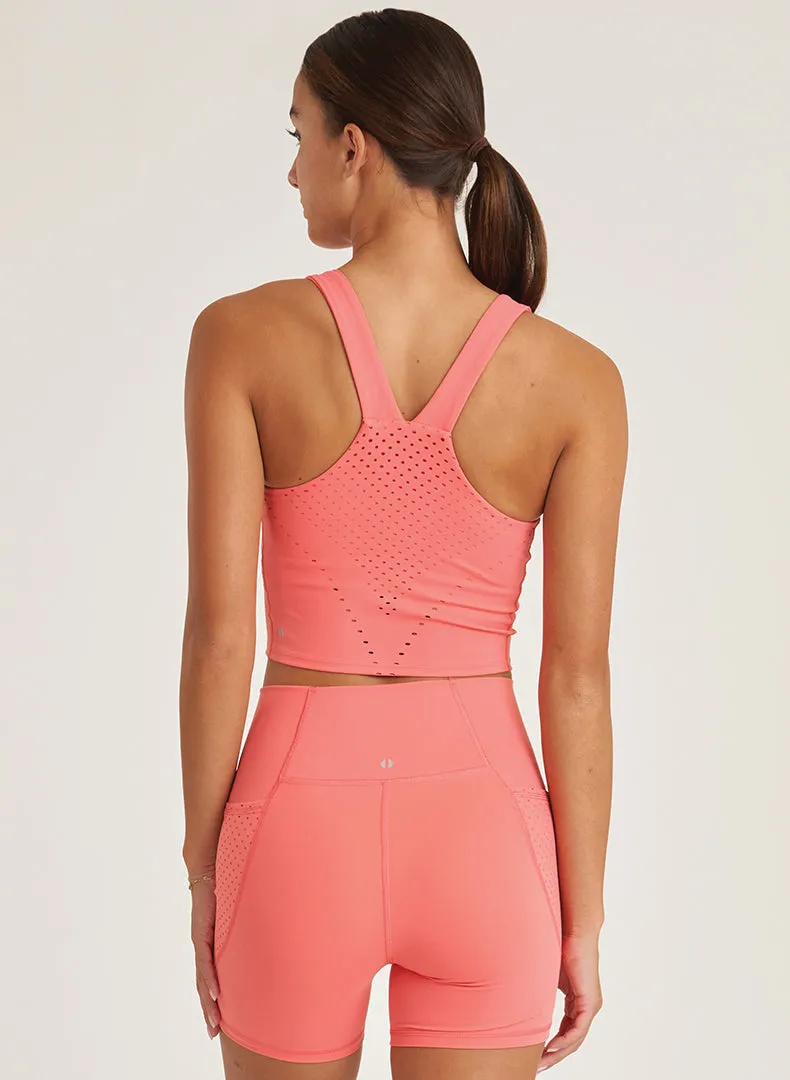 Endure Perforated Bra Tank