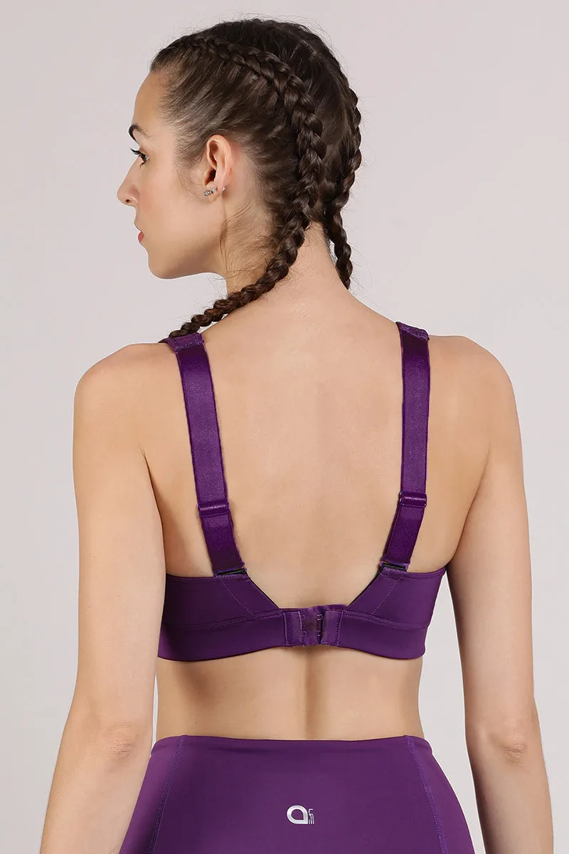 Energize Active High Impact Sports Bra - Imperial Purple