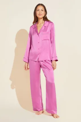 Inez Washable Silk Long PJ Set