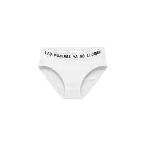 Las Mujeres Ya No Lloran Briefs - White