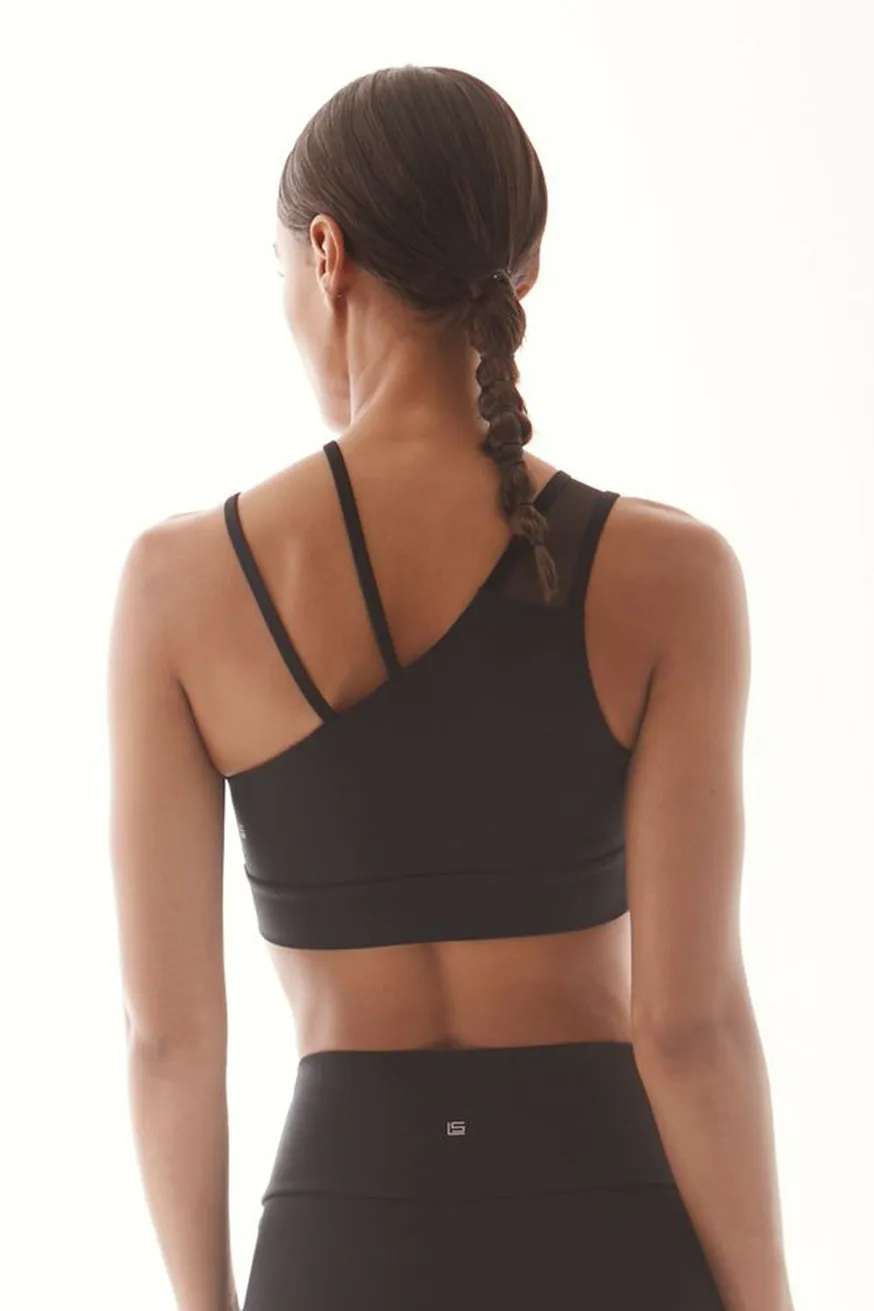 Lift Mesh Asymmetrical Bra