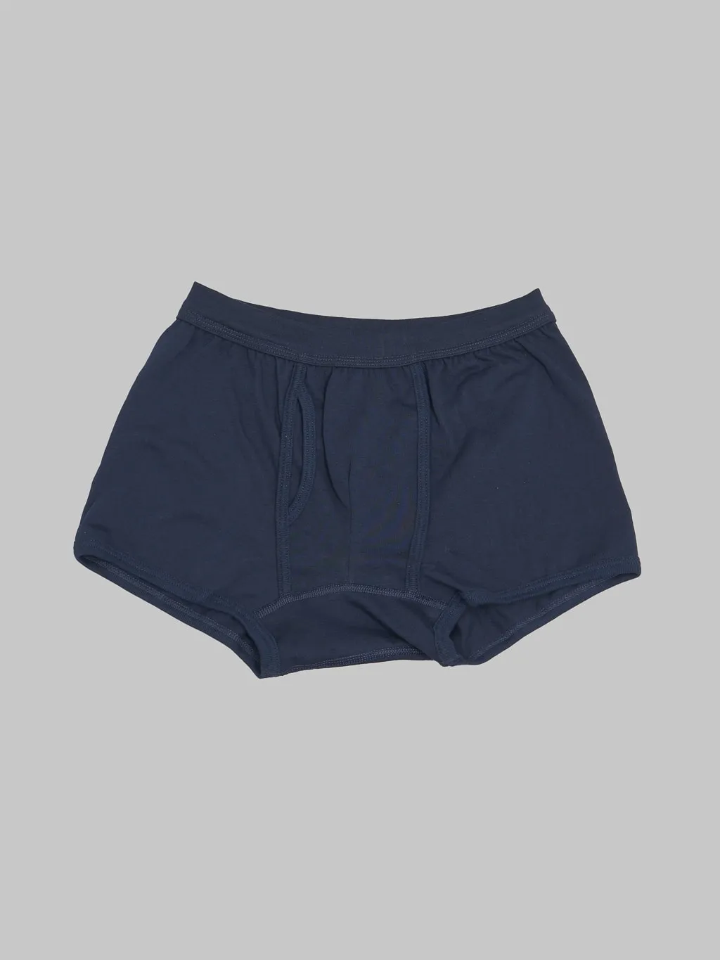 Merz b. Schwanen 254 2-Thread 8.6oz Loopwheeled Boxer Brief Ink Blue