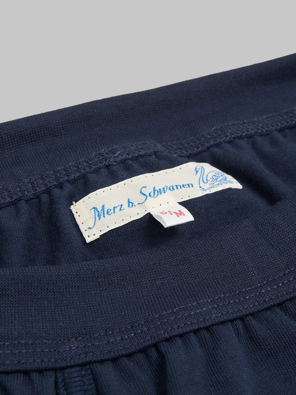 Merz b. Schwanen 254 2-Thread 8.6oz Loopwheeled Boxer Brief Ink Blue