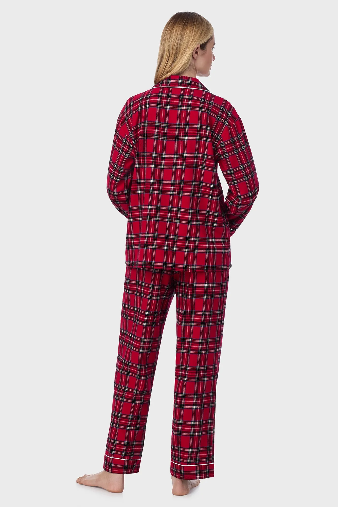 Red Tartan Women's Flannel Pajama