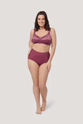 Ruby Lace Retro Shapewear Brief - No Returns