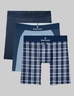 Second Skin Boxer Brief 8" (3-Pack)